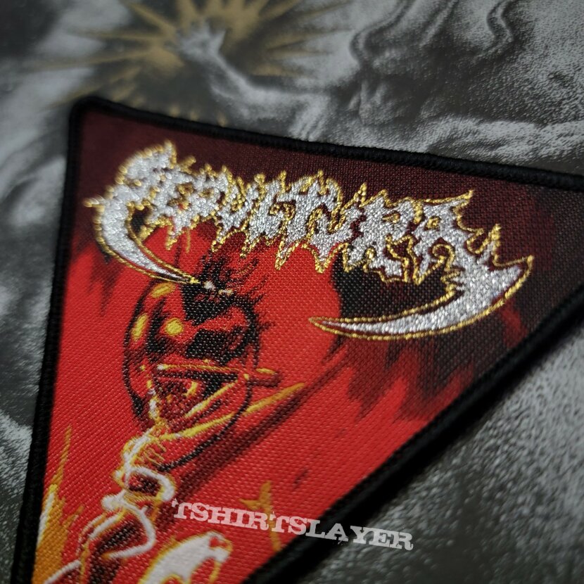 Sepultura - Morbid Visions triangle patch