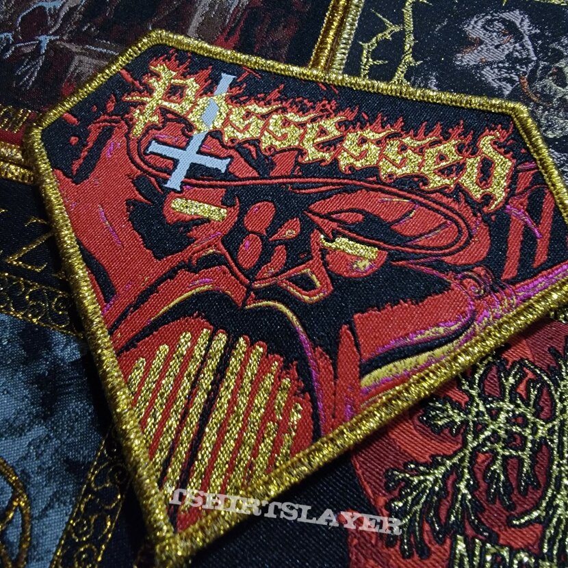 Possessed - Beyond The Gates gold border patch