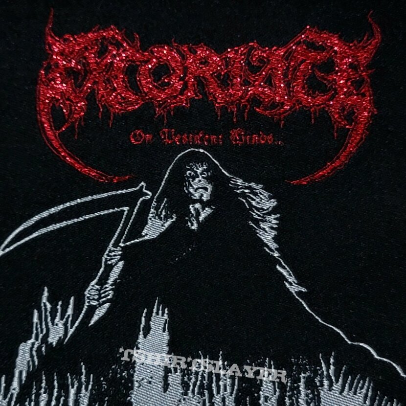 Excoriate - On Pestilent Winds woven patch