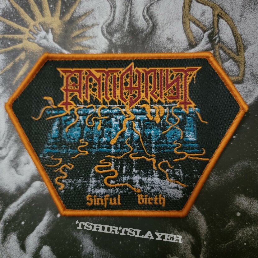 Antichrist (Swe) - Sinful Birth woven patch