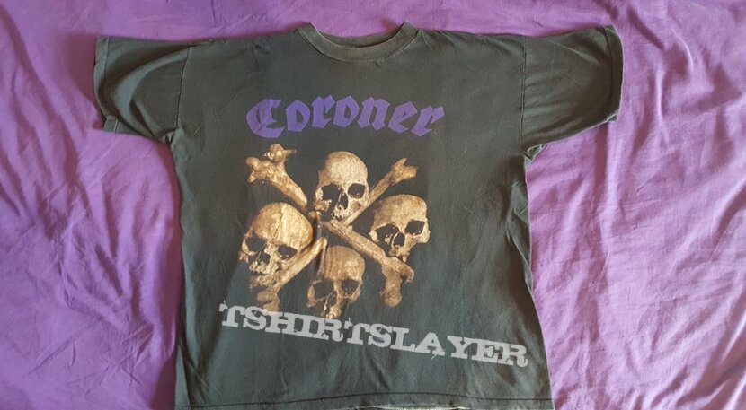 Coroner &#039;90 tour shirt SIZE EXCHANGE