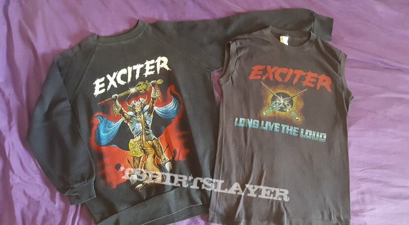 Exciter Long Live The Loud Sweatshirt &amp; Muscle Shirt