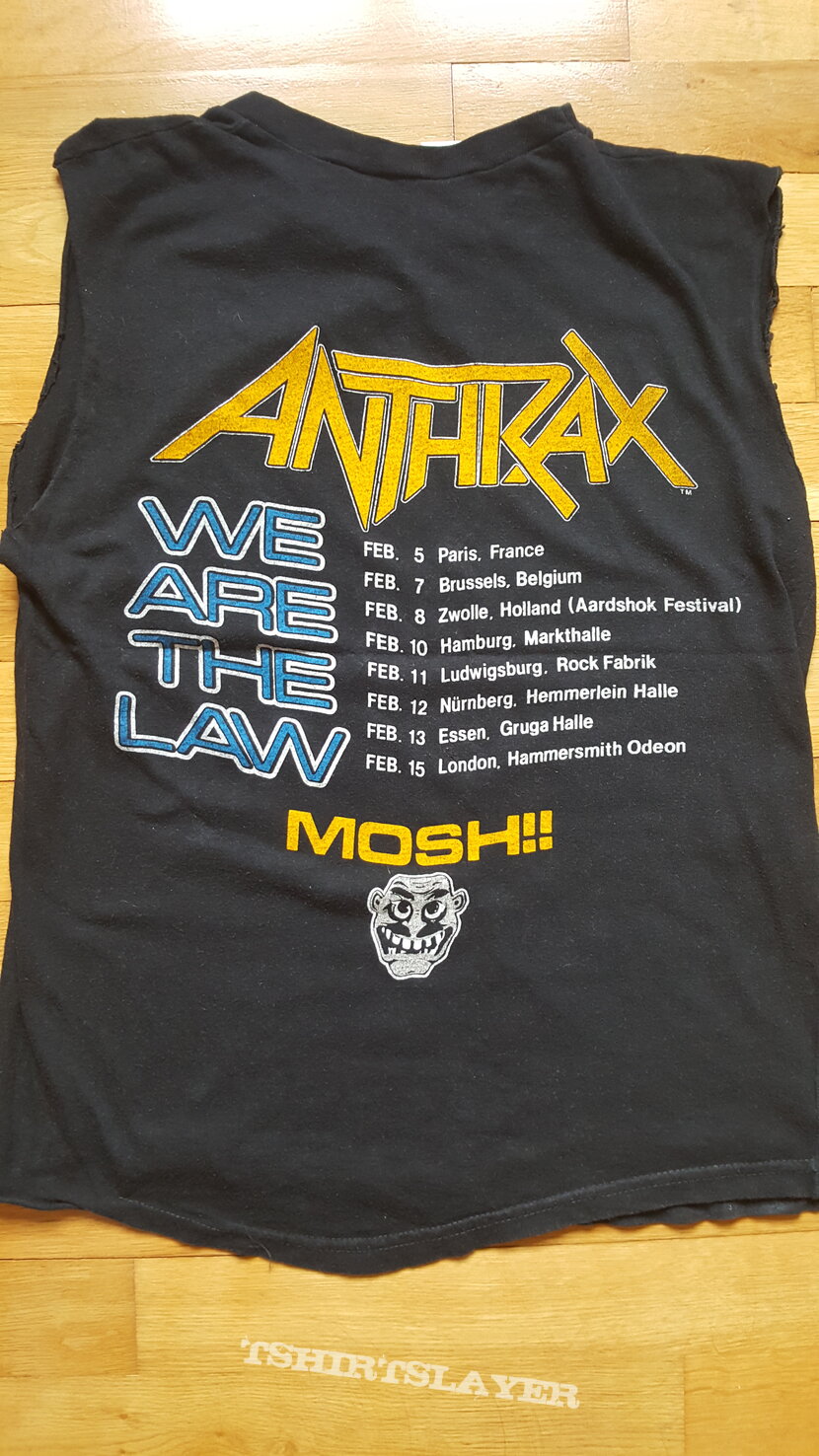 Anthrax We Are The Law Shirt