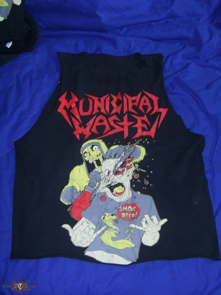 Municipal Waste Shirt Smoke beer