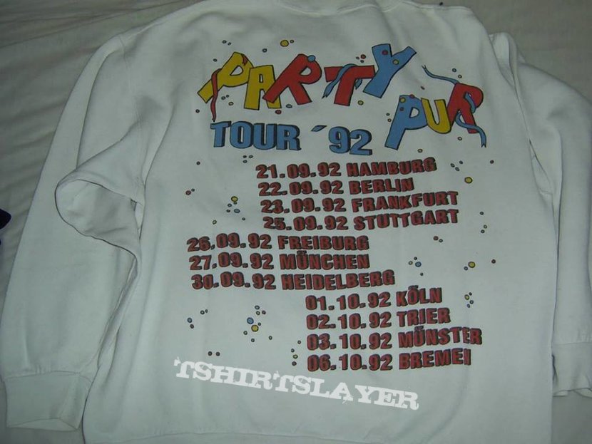 Dimple Minds Sweatshirt Party Pur Tour 92