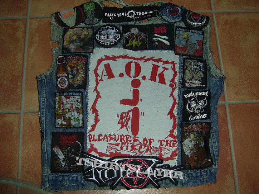 Battle Jacket with DIY A.O.K. BP