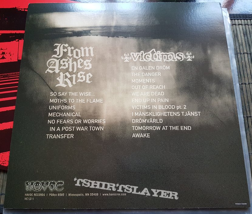 Victims / From Ashes Rise Split