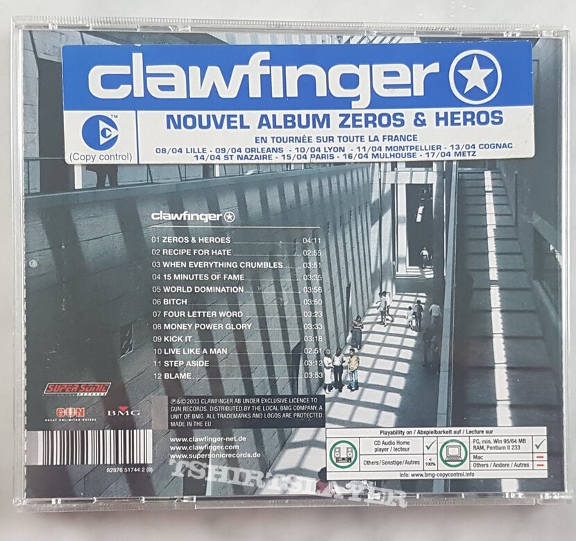Clawfinger Zeros &amp; heroes