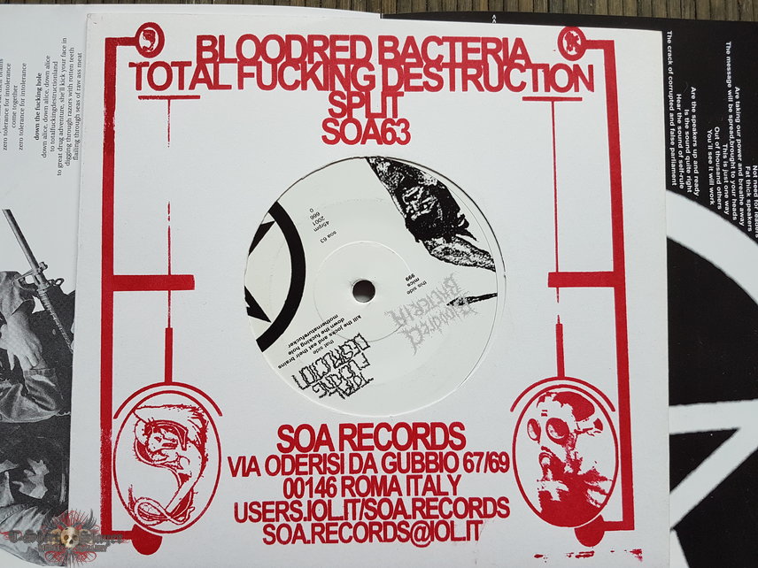 Total Fucking Destruction / Bloodred Bacteria Split 