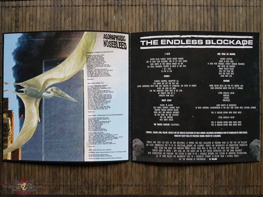 Agoraphobic Nosebleed / The Endless Blockade Split 