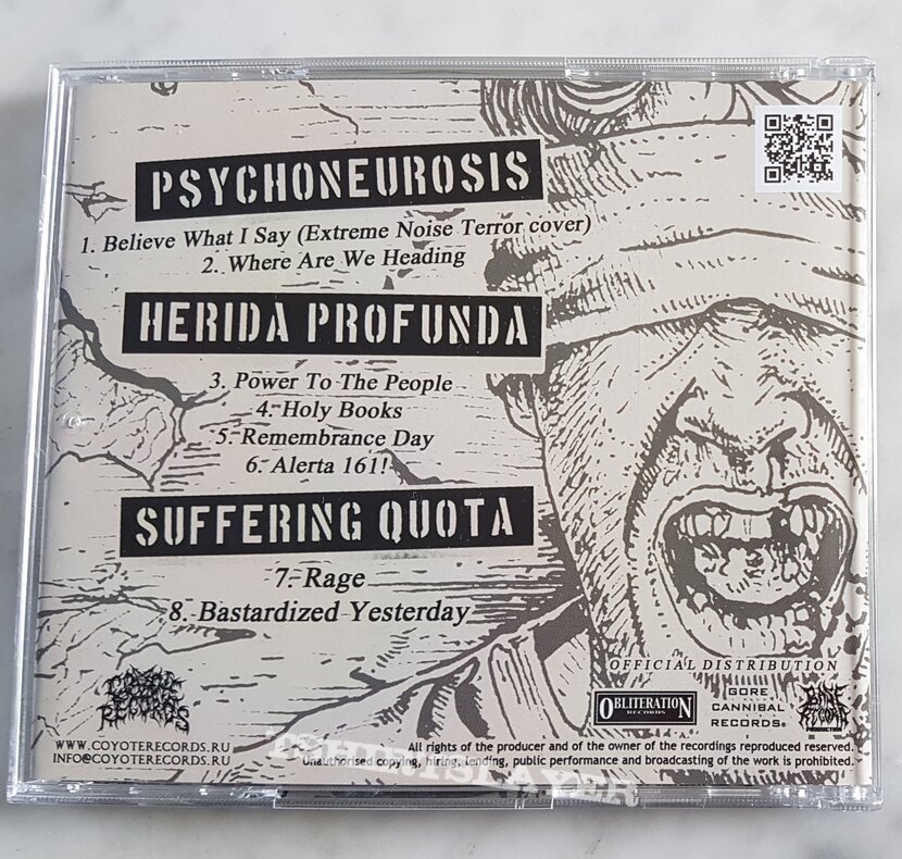 Psychoneurosis / Herida Profunda / Suffering Quota Split 