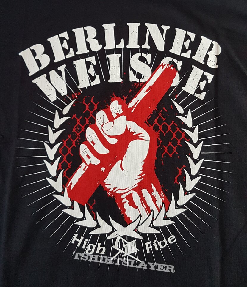 Berliner Weisse, Berliner Weisse High Five TShirt or Longsleeve  (KurtBeerWaste's) | TShirtSlayer