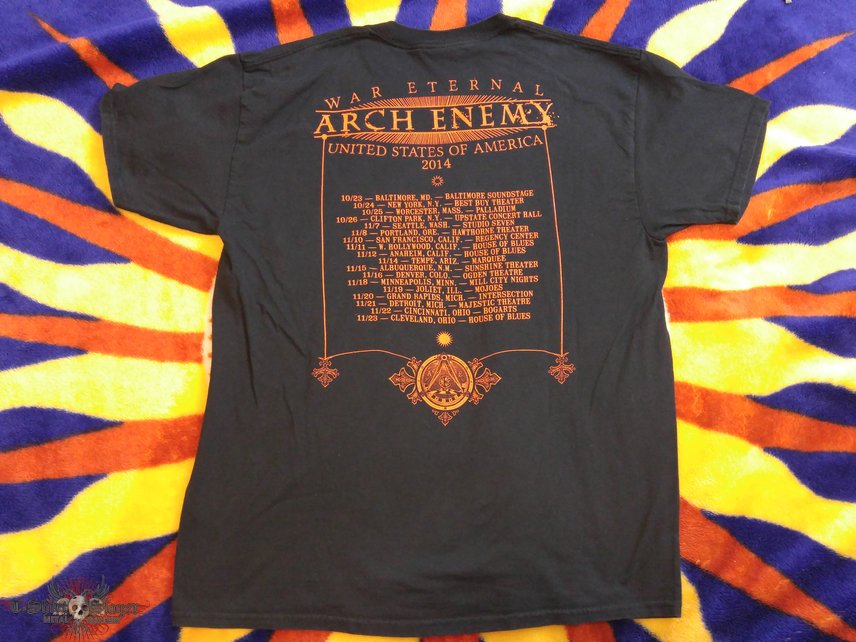 Arch Enemy &quot;War Eternal&quot; 2014 North American Large T-Shirt