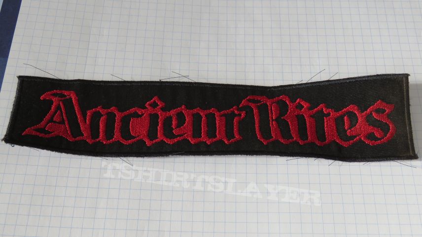 Ancient Rites - Logo Patch - Stripe