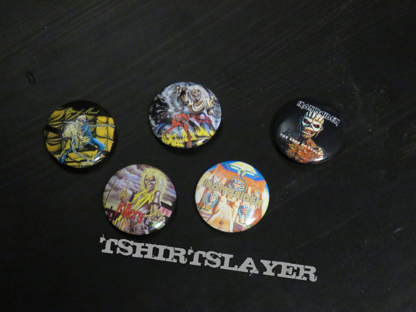 Iron Maiden - Button Set