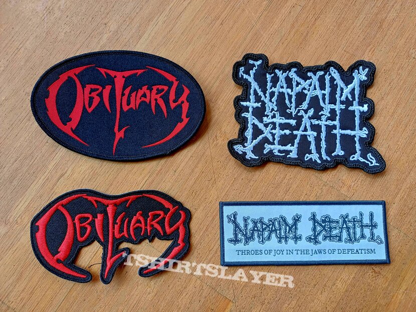 Napalm Death various patches Napalm Death various patches