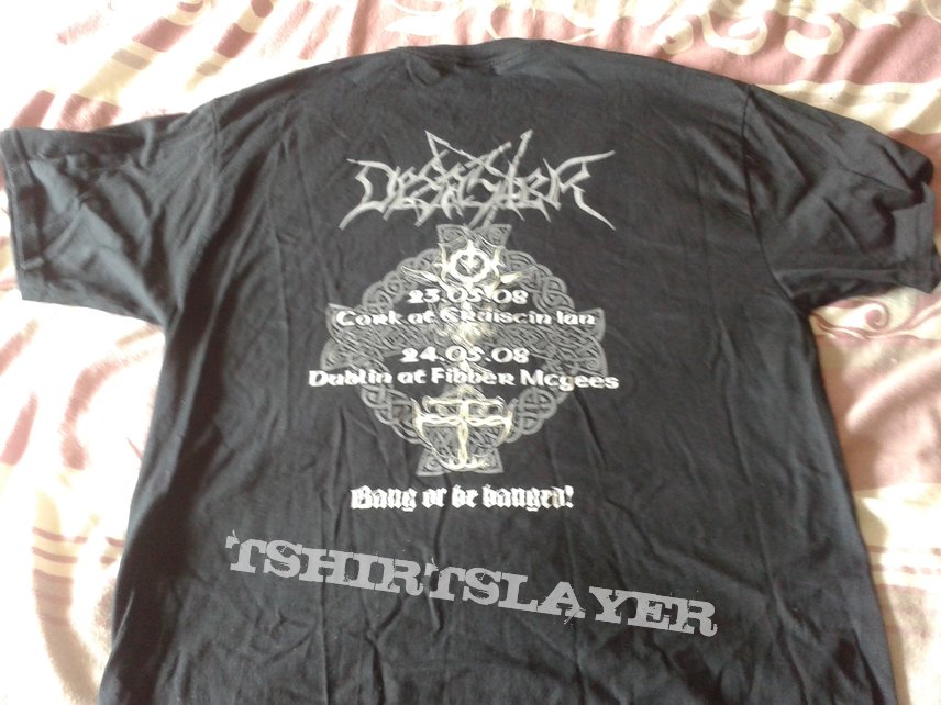 Desaster - Official Irish Tour Shirt 2008