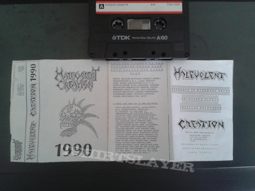 Malevolent Creation Demo 1990 Original