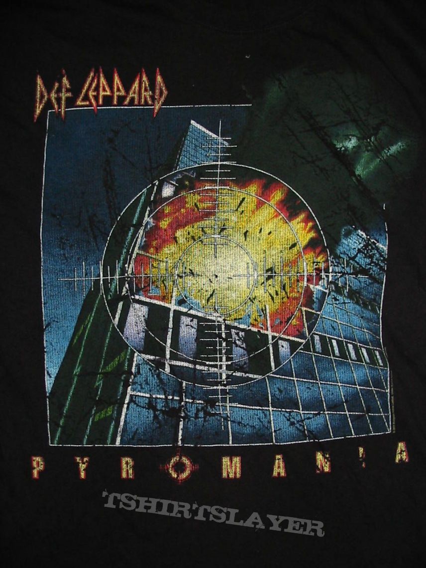 Def Leppard Pyromania album cover