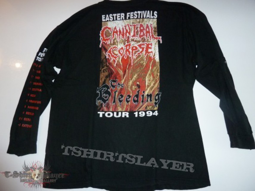 TShirt or Longsleeve - Cannibal Corpse - Easter Festivals Tour 1994