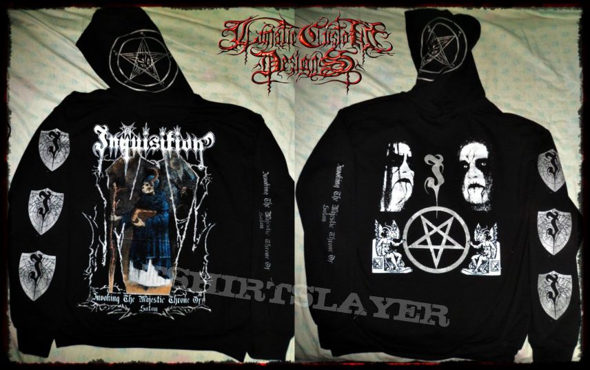 Inquisition (invoking the majestic throne of satan),, hoddie..