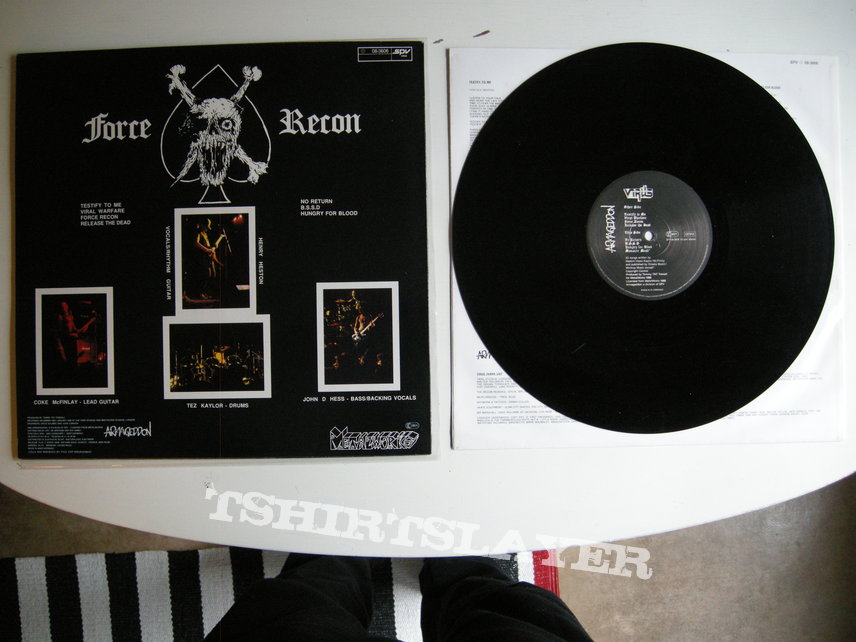 Virus - Force Recon LP German press 1988