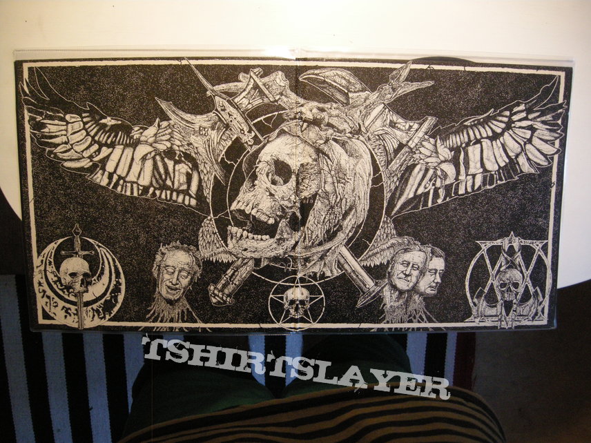 Axegrinder - The rise of the serpent men LP (Peaceville, VILE 7, UK 1988)