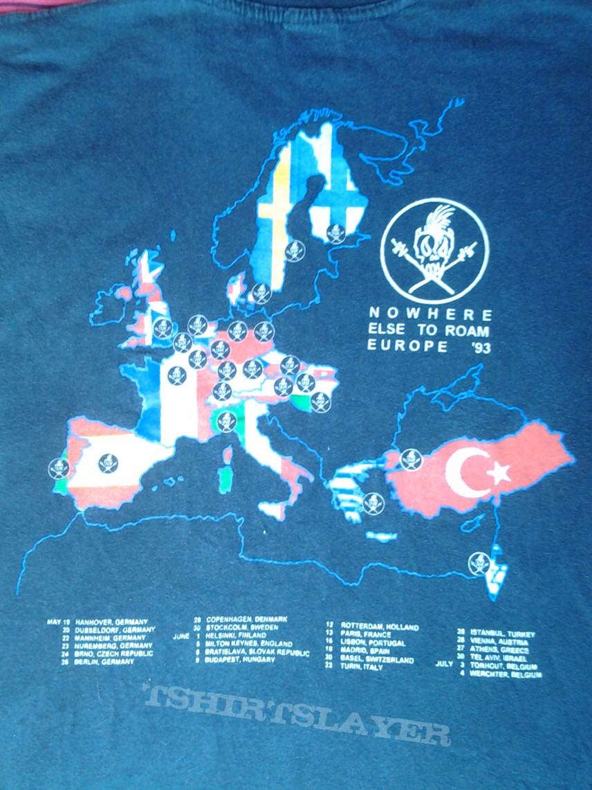 Metallica - Nowhere Else To Roam Europe &#039;93