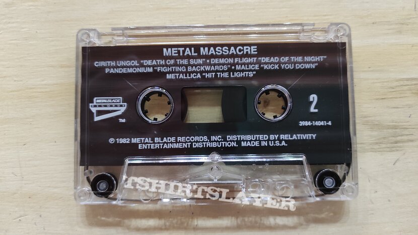 Metallica Various – Metal Massacre cassette