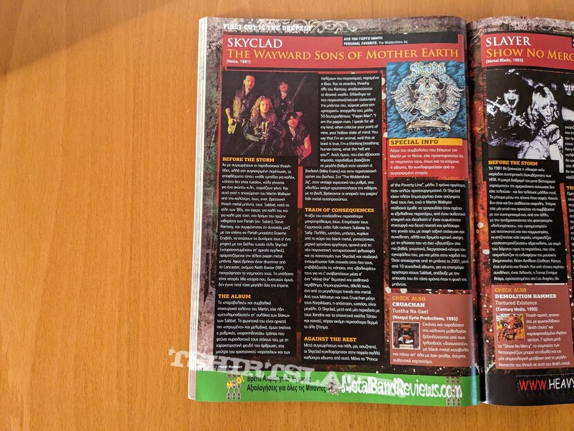 Skyclad - Greek Metal Hammer issue 320