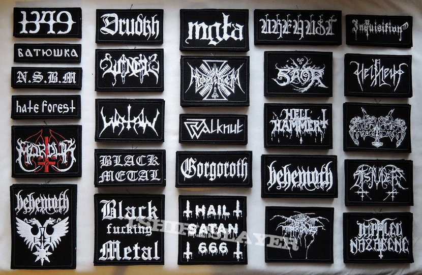 1349 Black Metal Embroidered Patch | TShirtSlayer TShirt and BattleJacket  Gallery