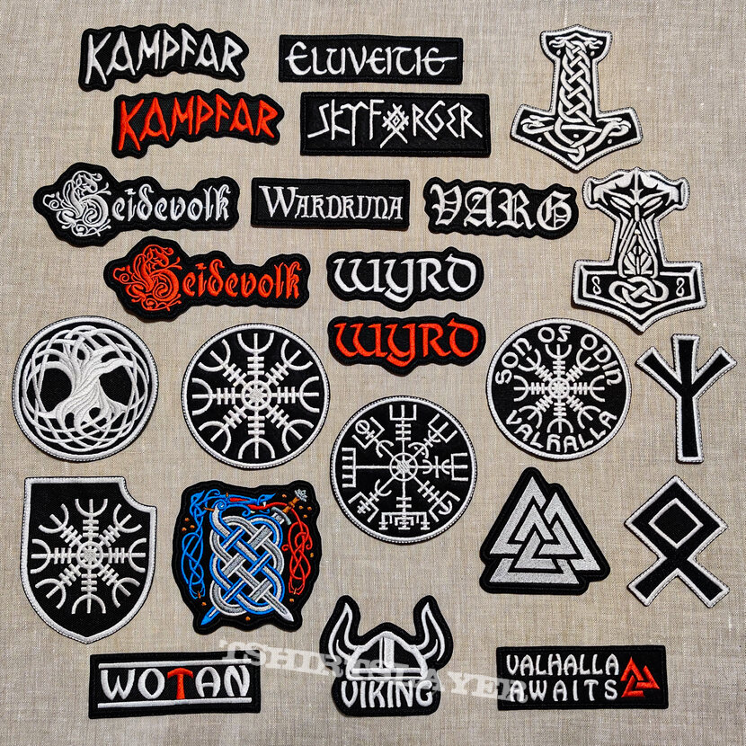 Kampfar HellShop - Folk / Black / Viking Metal Embroidered Patch Kampfar HellShop - Folk / Black / Viking Metal Embroidered Patch