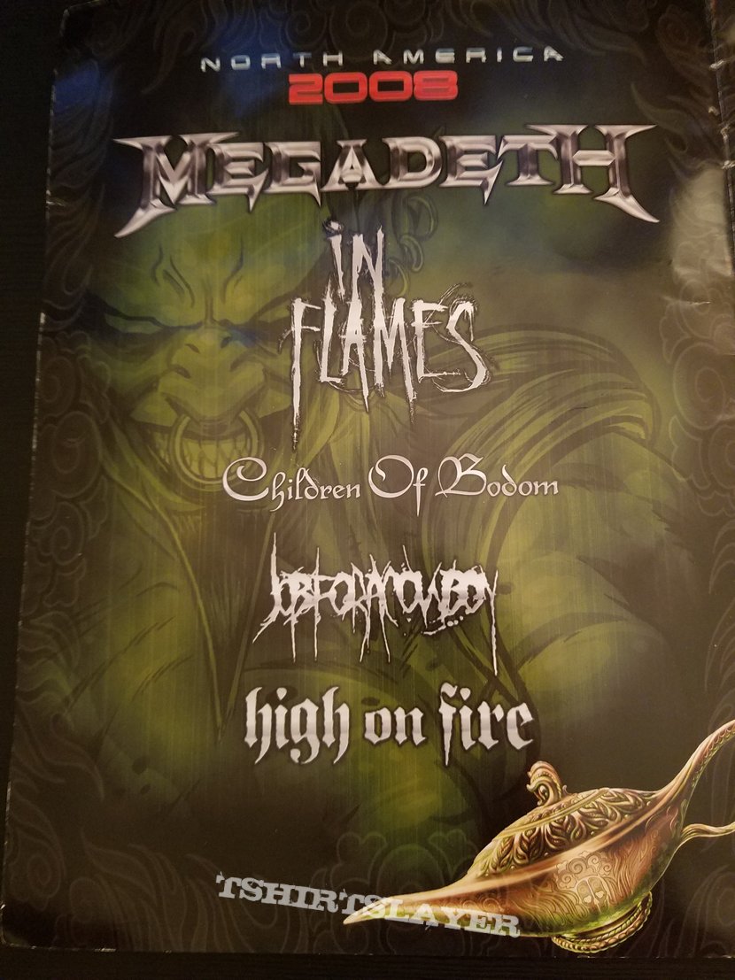 Megadeth Gigantour book 2008 Megadeth Gigantour book 2008