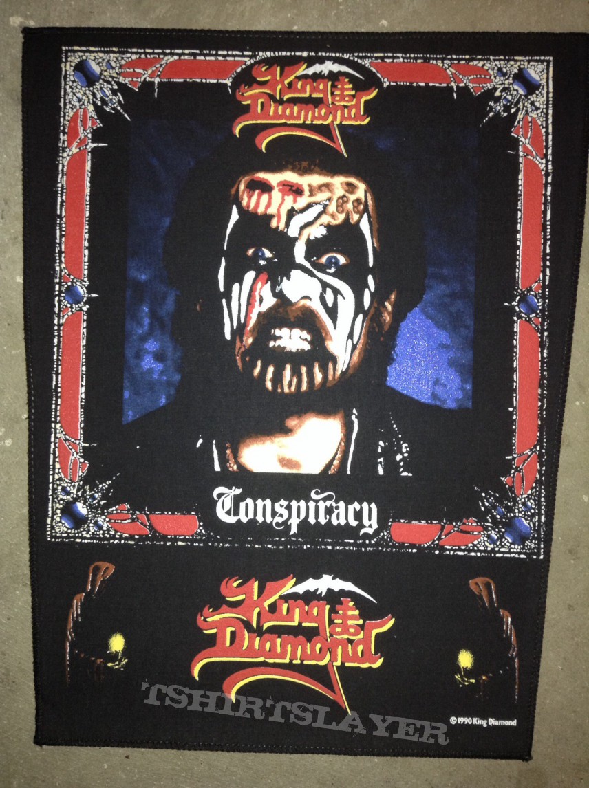 King Diamond Back patches
