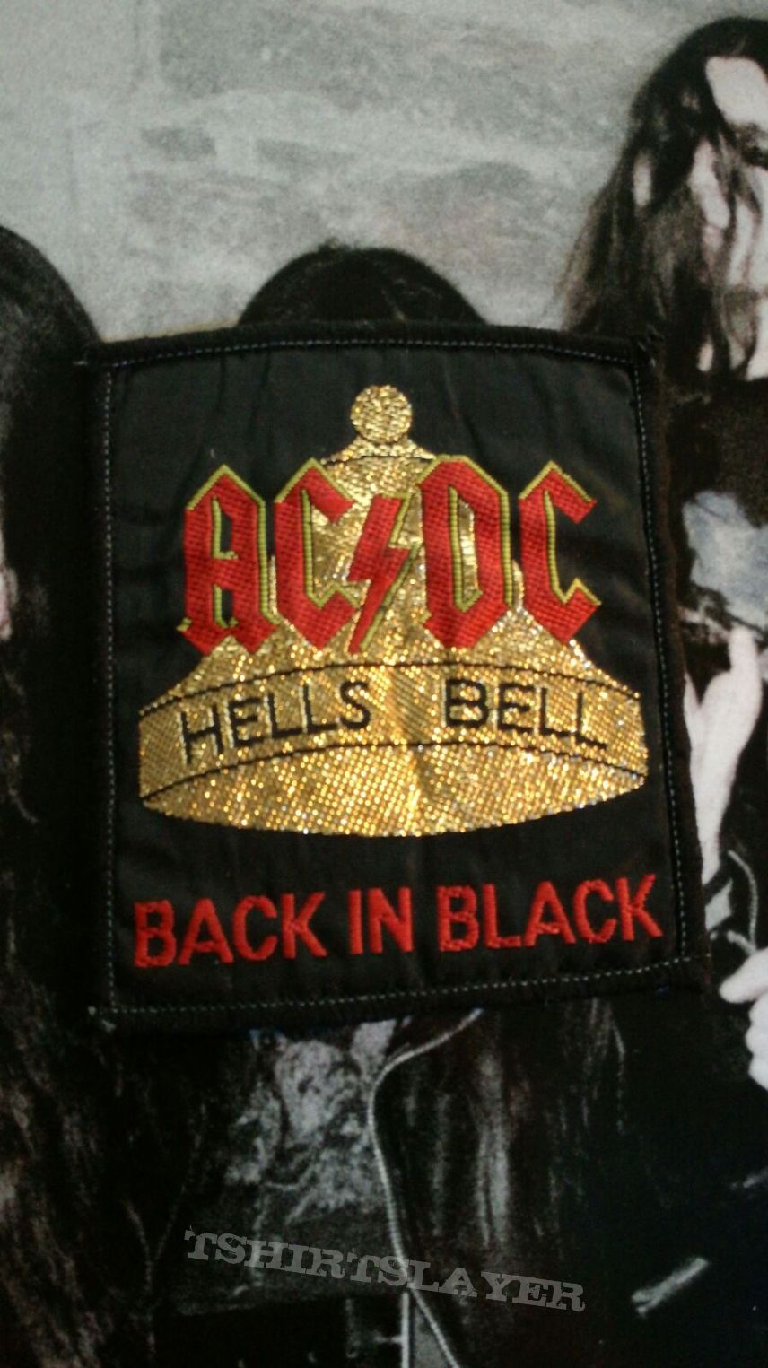 AC/DC Back In Black patch