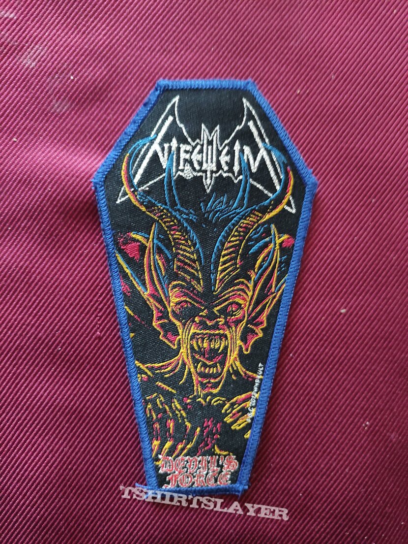 Nifelheim - Devil&#039;s Force blue border patch