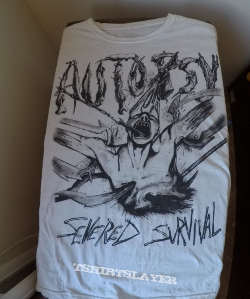 AUTOPSY Severed Survival white T-Shirt