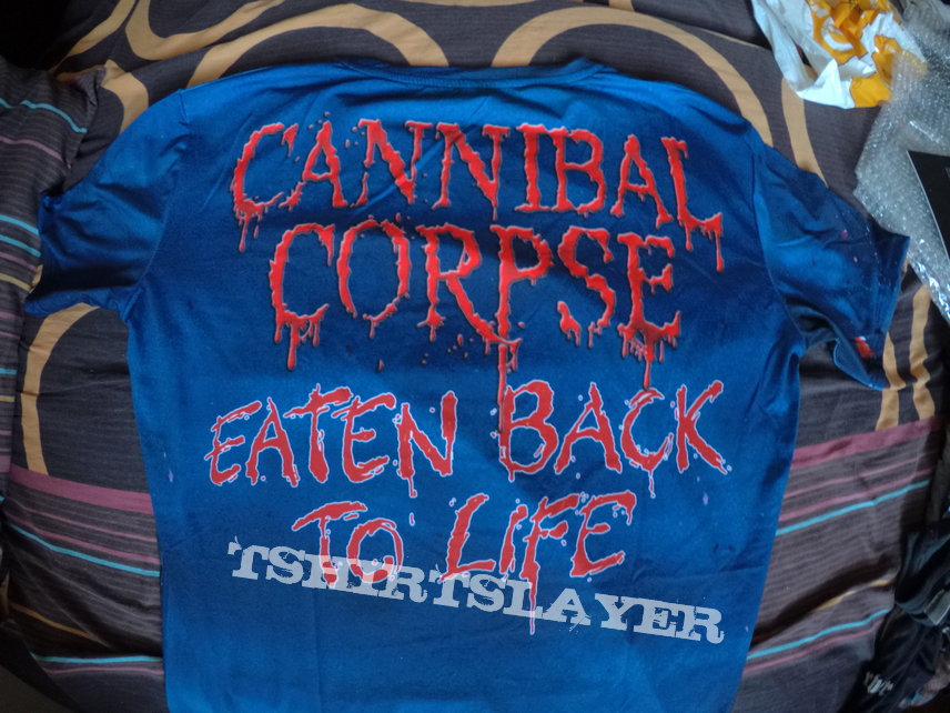 Cannibal Corpse T-shirt Eaten Back to Life all over