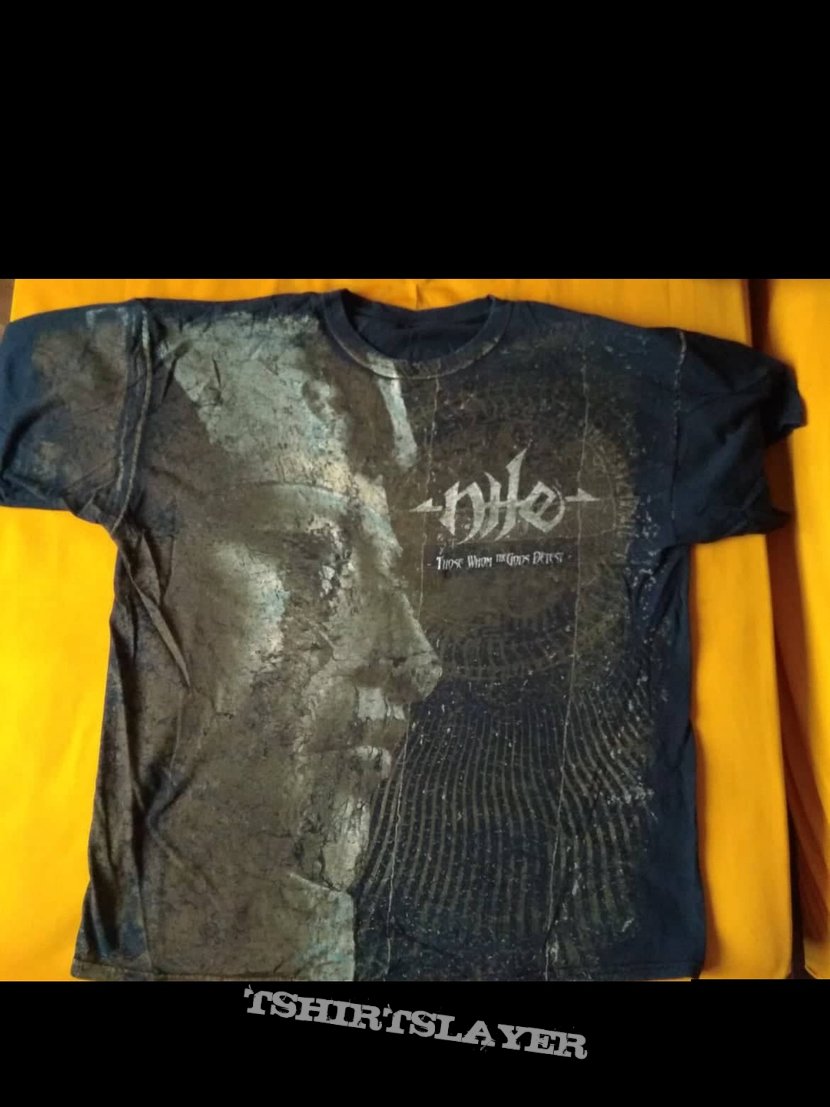 Nile - Those Whom the Gods Detest 2009 tour allover shirt