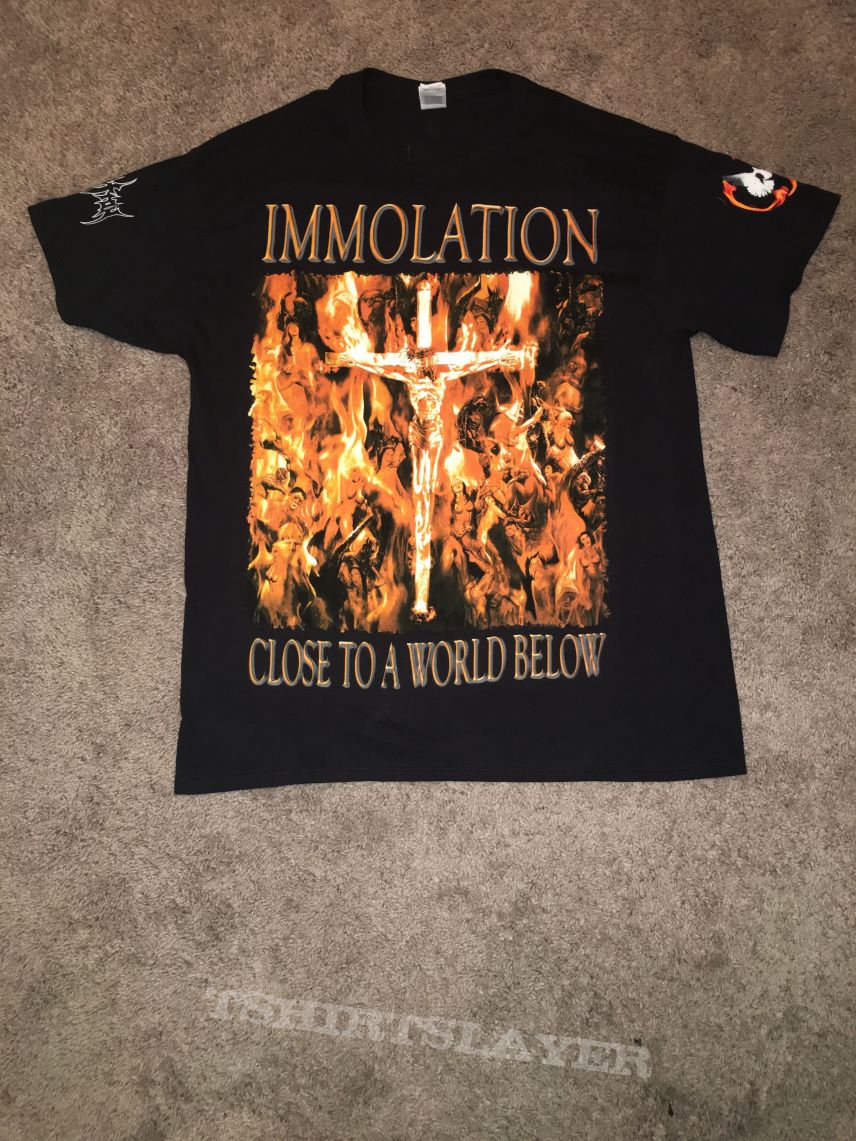 Immolation Close to a World Below shirt