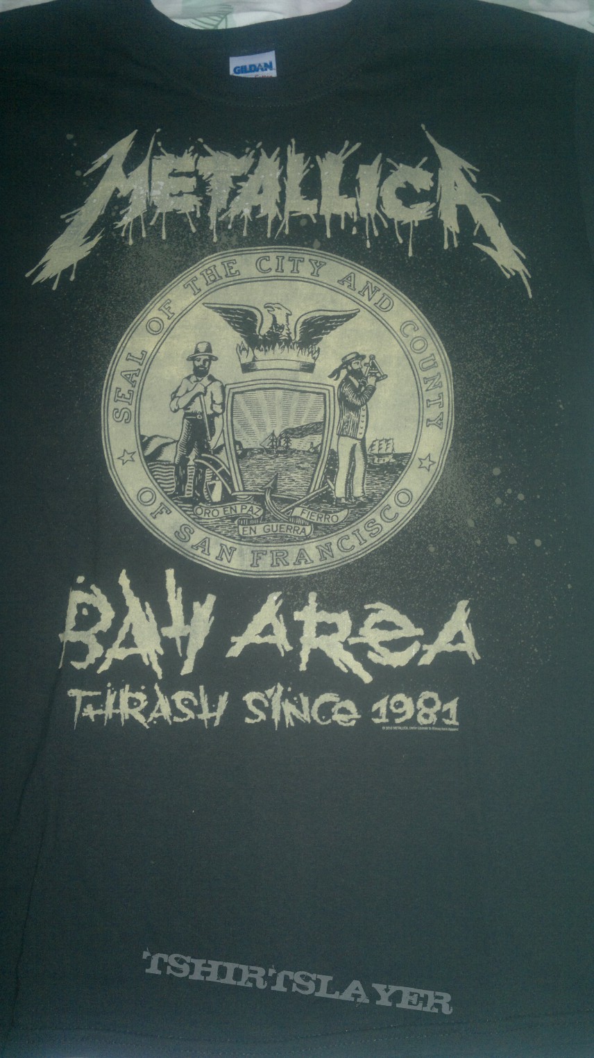 Metallica - "San Francisco Seal" Official Shirt | TShirtSlayer TShirt and  BattleJacket Gallery