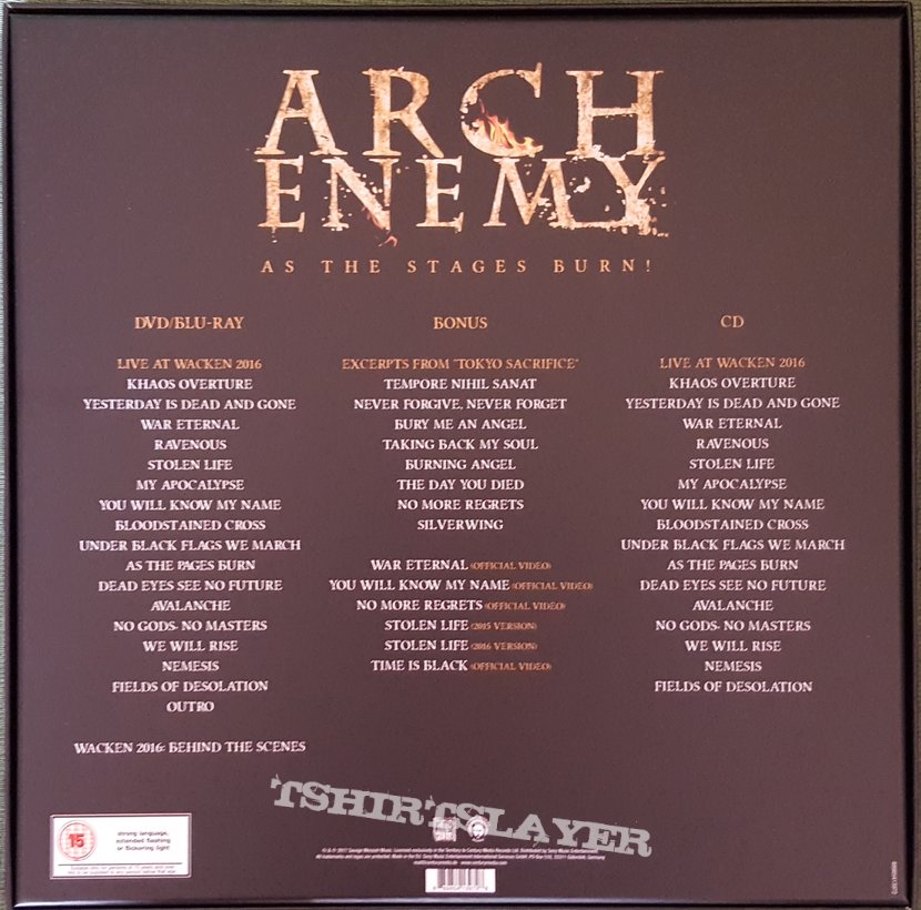 Arch Enemy - &quot;As The Stages Burn&quot; Box Set