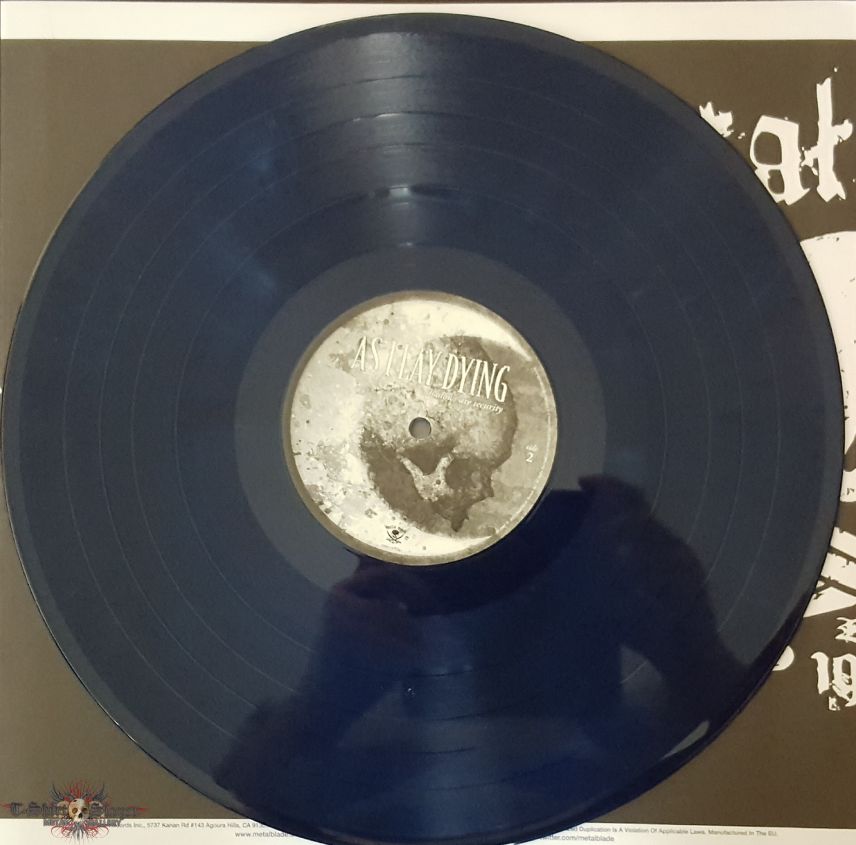 As I Lay Dying - &quot;Shadows Are Secirity&quot; Ltd Edition LP in Blue/Black Marbled Vinyl