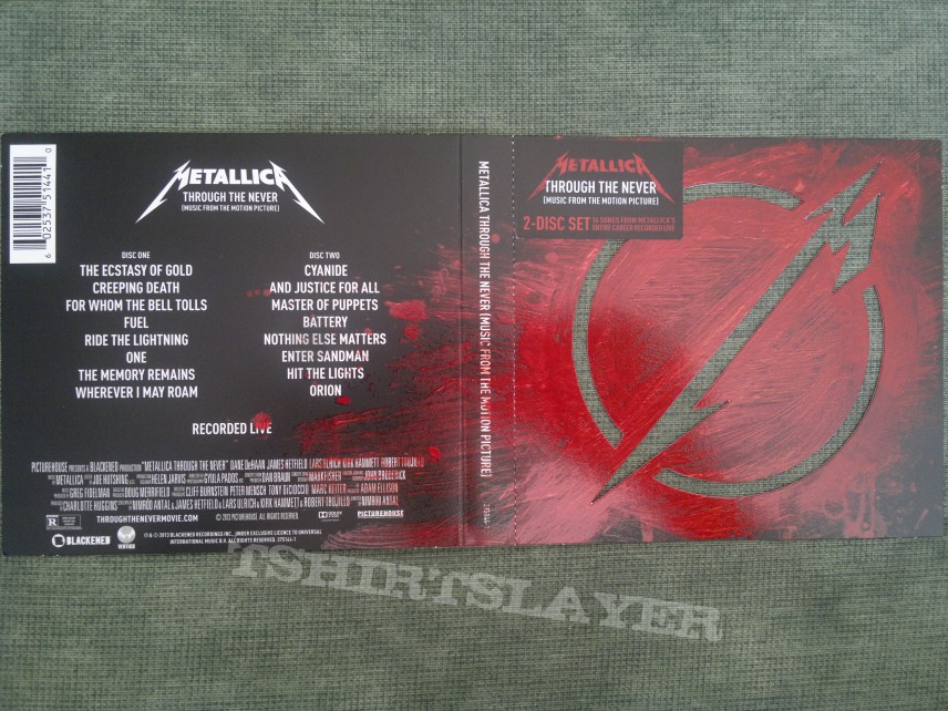 Metallica - "Through The Never" Dbl. CD (OST) | TShirtSlayer TShirt and  BattleJacket Gallery