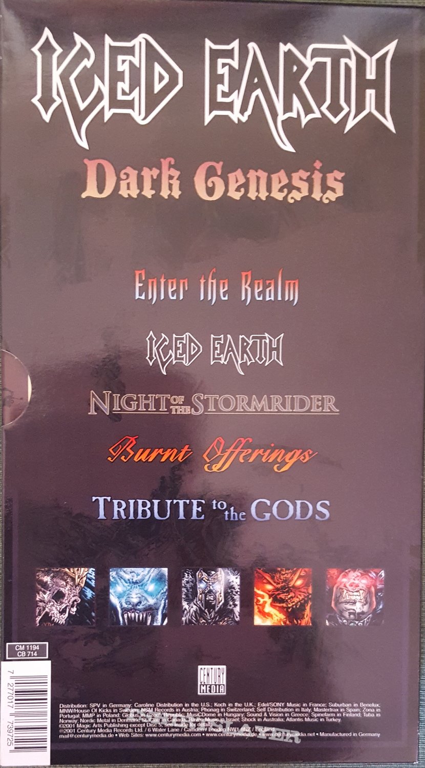 Iced Earth - &quot;Genesis&quot; 5 CD Box Set