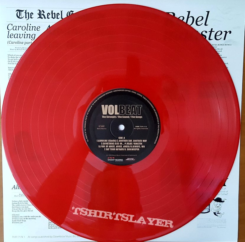 Volbeat  ‎–  &quot;The Strength / The Sound / The Songs&quot; LP in Red Vinyl