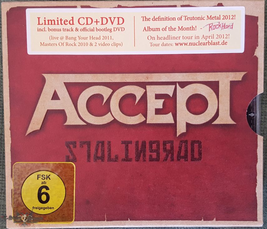 Accept - &quot;Stalingrad&quot; Ltd CD/DVD Paperback Edition 