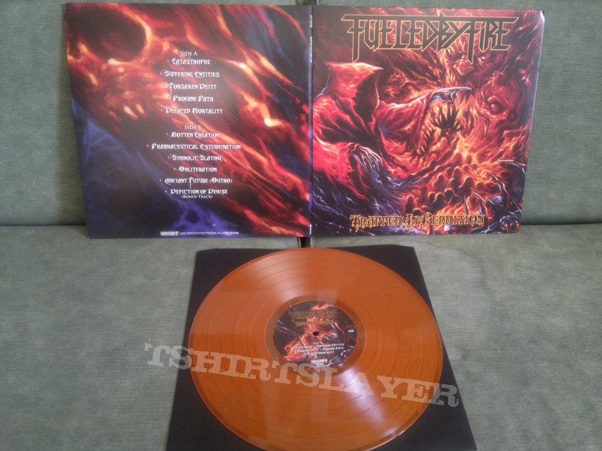 Fueled By Fire - &quot;Trapped In Perdition&quot; LP in Orange Vinyl