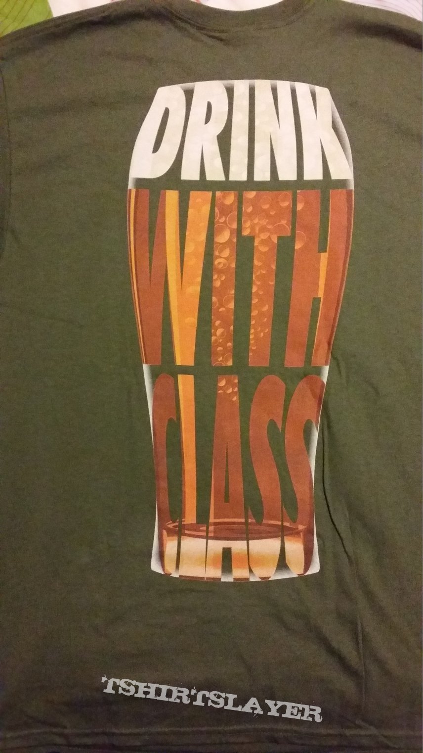 Tankard - &quot;Drink With Class&quot; official shirt