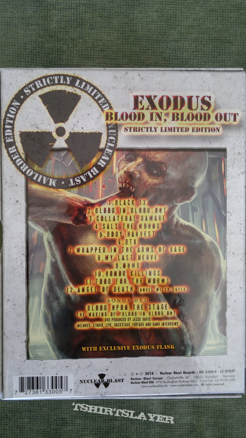 Exodus - &quot;Blood In, Blood Out&quot; ltd edition box set